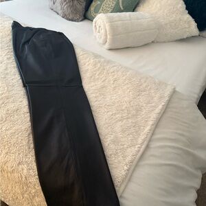 Sleek Doncaster Black Leather Pants